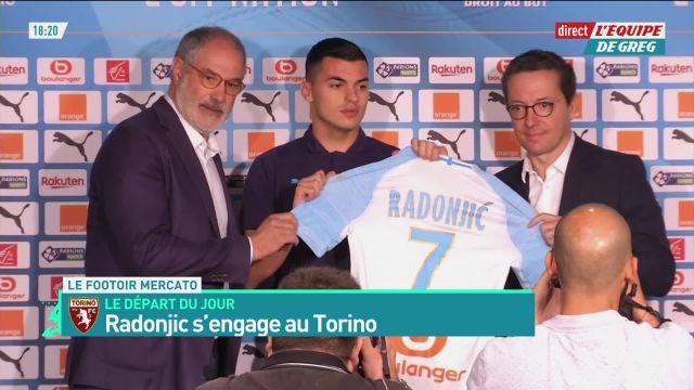 Da Parigi –  Trasferimenti: ufficializzata la partenza di Nemanja Radonjic (OM) per il Torino