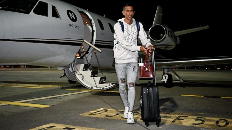 Di María sbarca a Torino per firmare per la Juventus