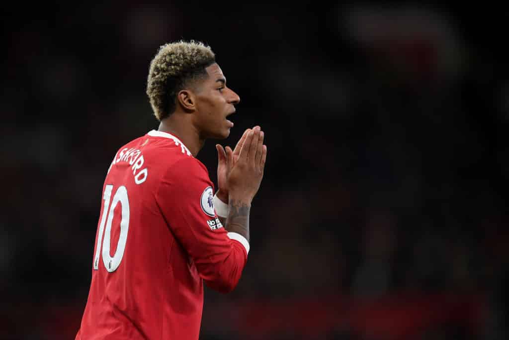 Marcus Rashford invia un messaggio al nuovo acquisto del Man United Martinez