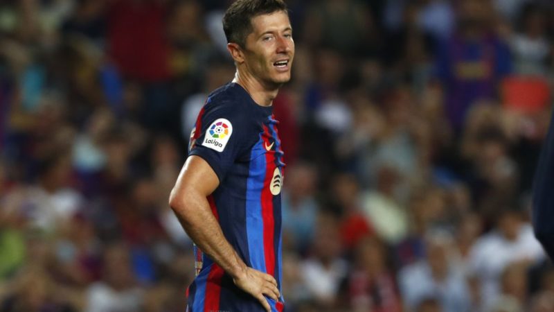 Barcellona e Robert Lewandowski negati dal Rayo Vallecano