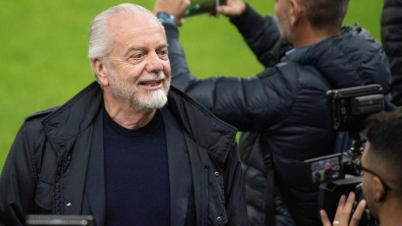 De Laurentiis comunica che il Napoli non integrerà giocatori africani