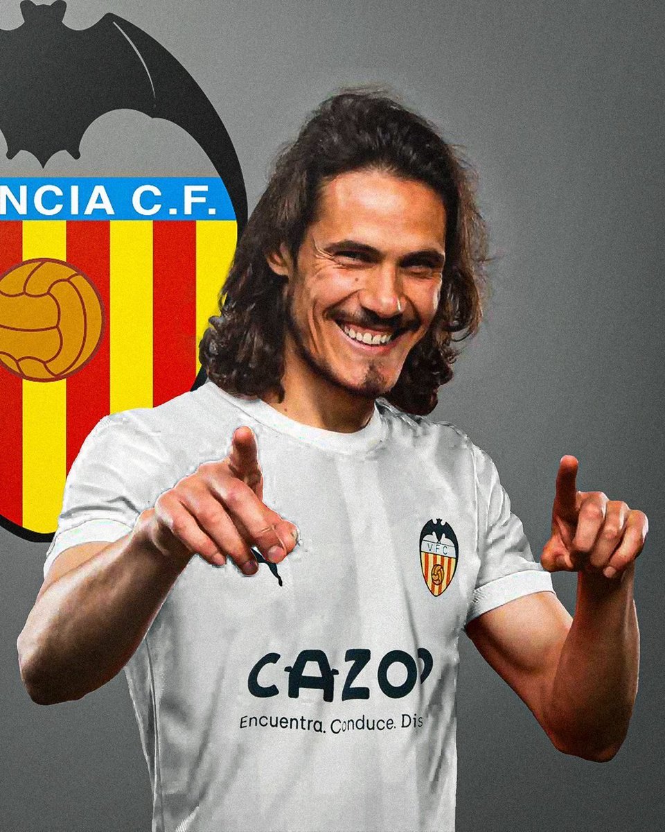 Fabrizio Romano:  Edinson Cavani al Valencia, ci siamo!  Accordo verbale in essere su co…