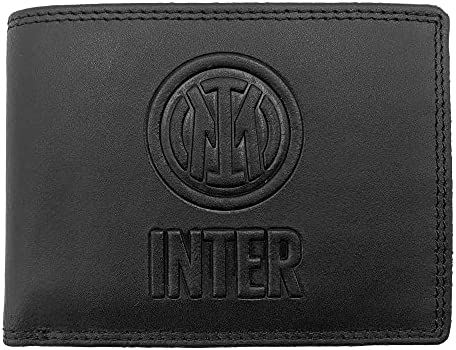 Inter Portafoglio in Pelle Prodotto Ufficiale Official Merchandising, Nero – idea regalo interista