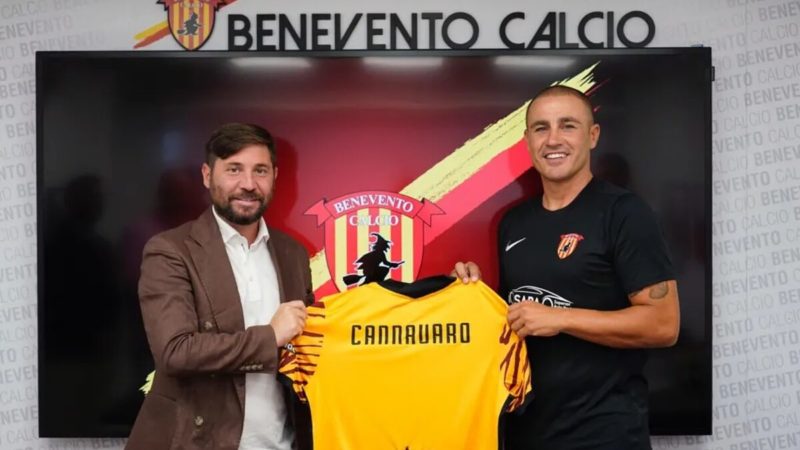 Serie A: Cannavaro rassegna le dimissioni da allenatore del Benevento… ma il presidente smentisce!