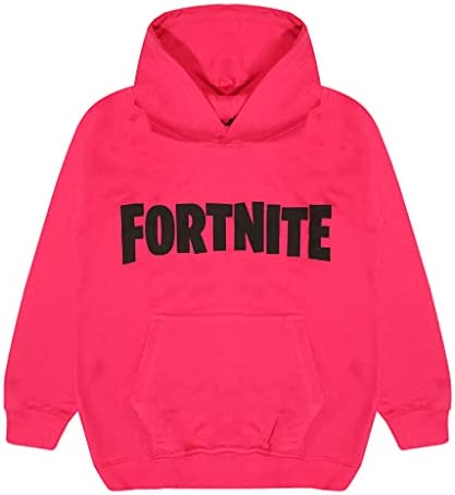 Fortnite Text Logo Boys Pullover Hoodie Black Felpa con Cappuccio Bambini e Ragazzi – idea regalo juventino