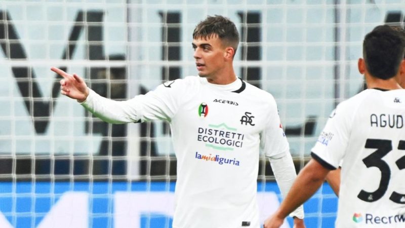 Daniel Maldini ha segnato per il Milan con suo padre che guardava in area