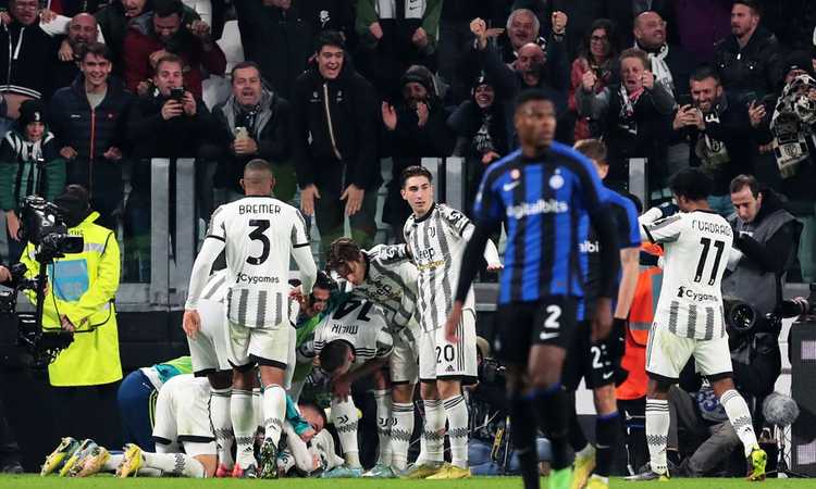 Juve, 2-0 all’Inter e sorpasso: decidono Rabiot e Fagioli, ma che Kostic! Inzaghi a -11 dal Napoli | Serie A