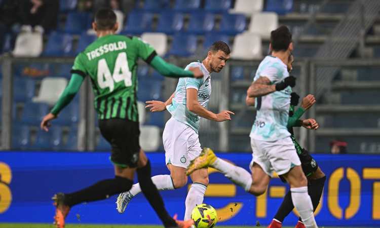 Inter, buone le prove generali per il Napoli: Dzeko stende il Sassuolo | Primapagina