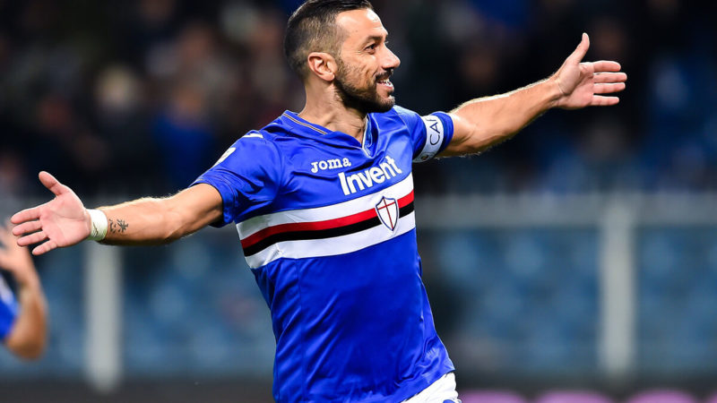 Serie A: Infortunio al ginocchio per Quagliarella… che potrebbe chiudere la sua carriera