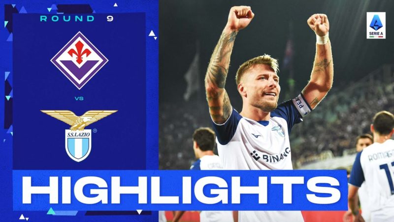 Fiorentina-Lazio 0-4 |  Una prestazione dominante della Lazio: gol e highlights |  Serie A 2022/23