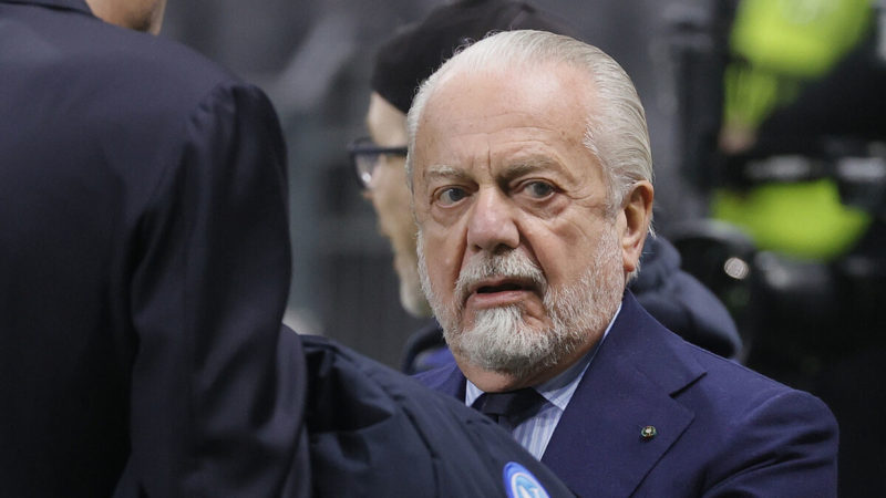 Serie A: De Laurentiis non si taglia: “La Superlega è stupida, facciamo un torneo da 10 miliardi”