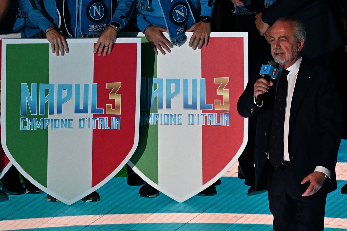 Serie A: De Laurentiis: “Spalletti e Ancelotti dovrebbero insegnare ai ragazzi una volta al mese per avvicinarli al calcio”