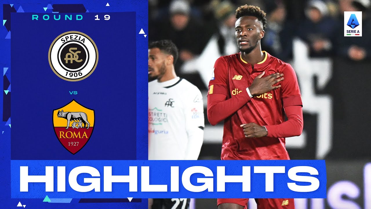 Spezia-Roma 0-2 |  Abraham segna la bellezza nella vittoria in trasferta della Roma: gol e highlights |  Serie A 2022/23