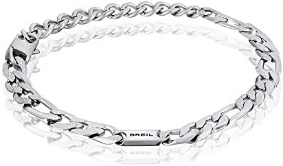 BREIL – Gioiello Collezione GROOVY, Bracciale e Collana da Uomo in Acciaio Inossidabile – idea regalo juve