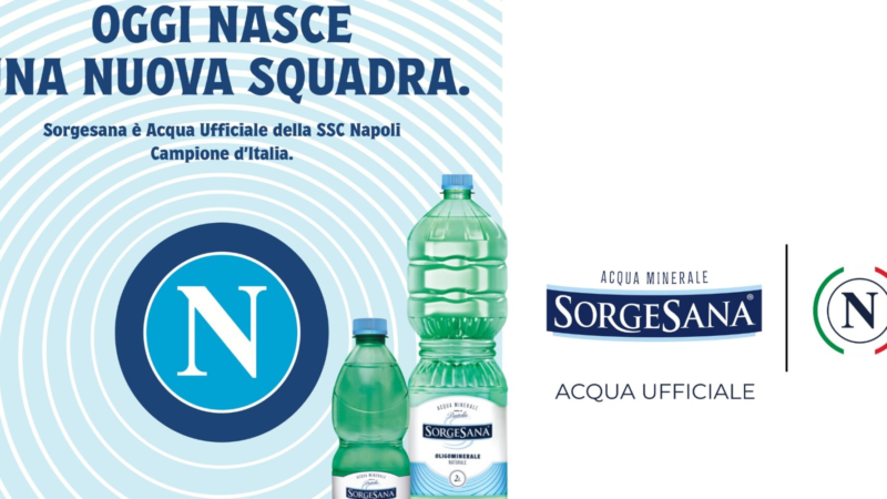 Tuttosport – Sorgesana è la nuova Acqua ufficiale del Napoli