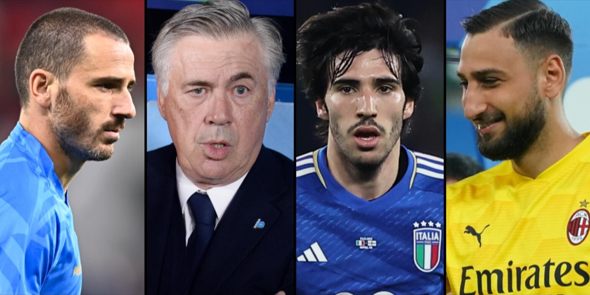 Tuttosport – Champions, Bonucci-Ancelotti contro il Napoli. Donnarumma-Tonali, è Milan!