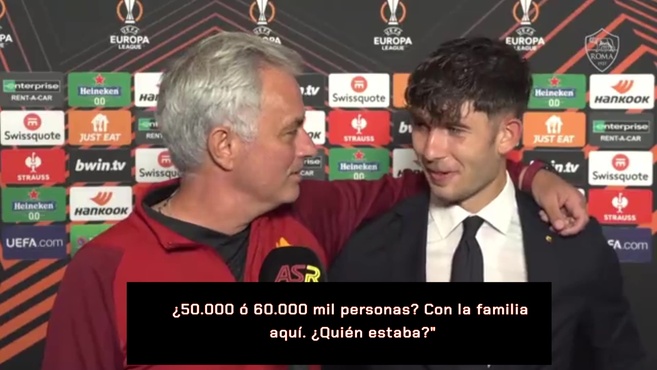 Europa League: D’Alessio, il ‘bambino’ che urlava da fuori Trigoria e Mourinho, ha esordito con la Roma