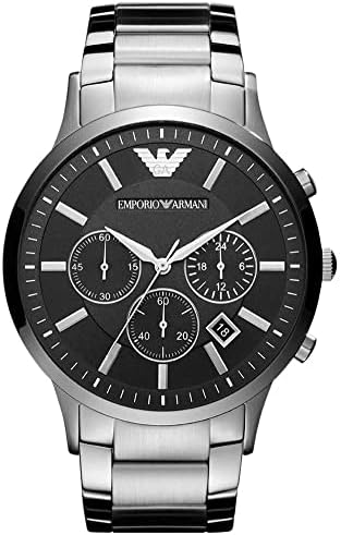 Emporio Armani Orologio Cronografo da uomo in acciaio inossidabile – idea regalo milan