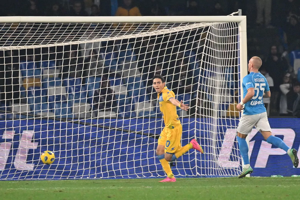 Serie A: Sorpresa in Italia: il Frosinone elimina il Napoli dalla Coppa con uno splendido 0-4