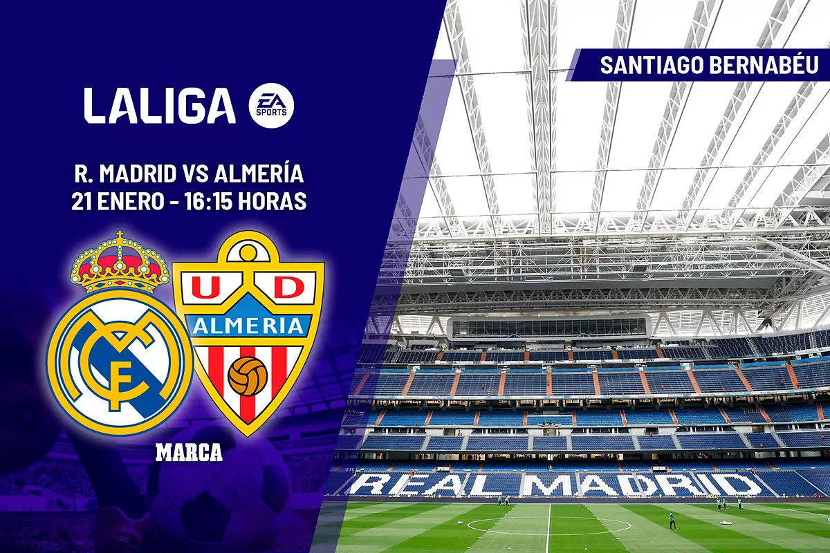 LaLiga: Real Madrid – Almera: programma e dove guardare la partita della Liga in TV e sul canale EA Sports