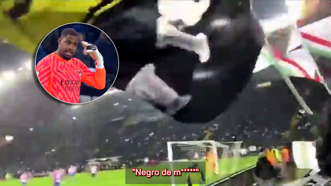 Serie A: Il video che mostra che gli insulti razzisti contro Maignan non si sono fermati dopo la squalifica: “Black f*****”