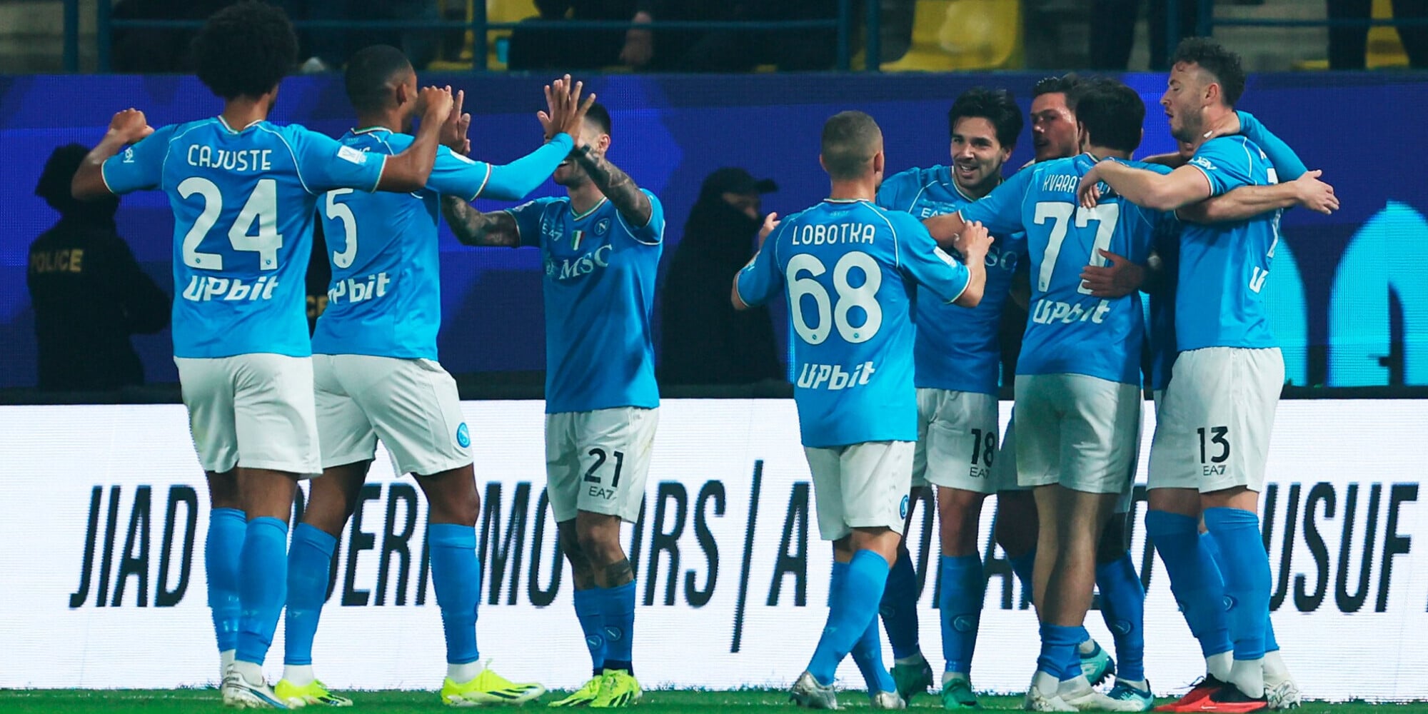 TS – il Napoli batte la Fiorentina ed è in finale di Supercoppa