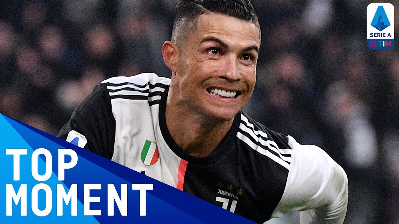Ronaldo segna la sua prima tripletta in Serie A!  |  Juventus-Cagliari 4-0 |  Momento principale |  Serie A-TIM