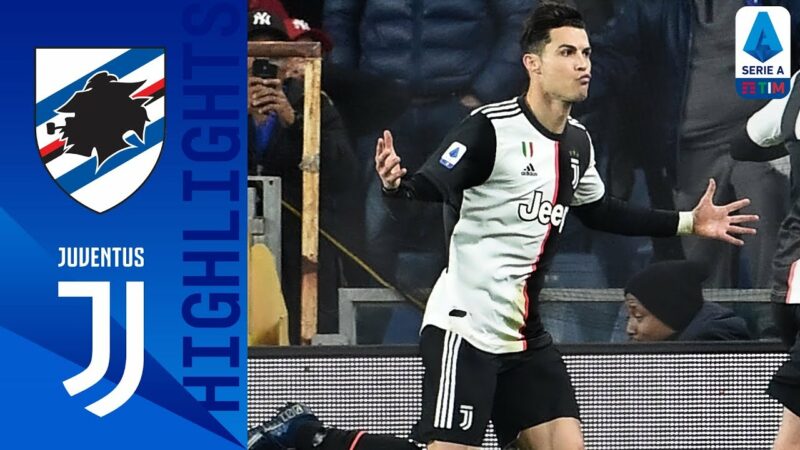Sampdoria-Juventus 1-2 |  Ronaldo vince il colpo di testa per gli ospiti |  Serie A-TIM