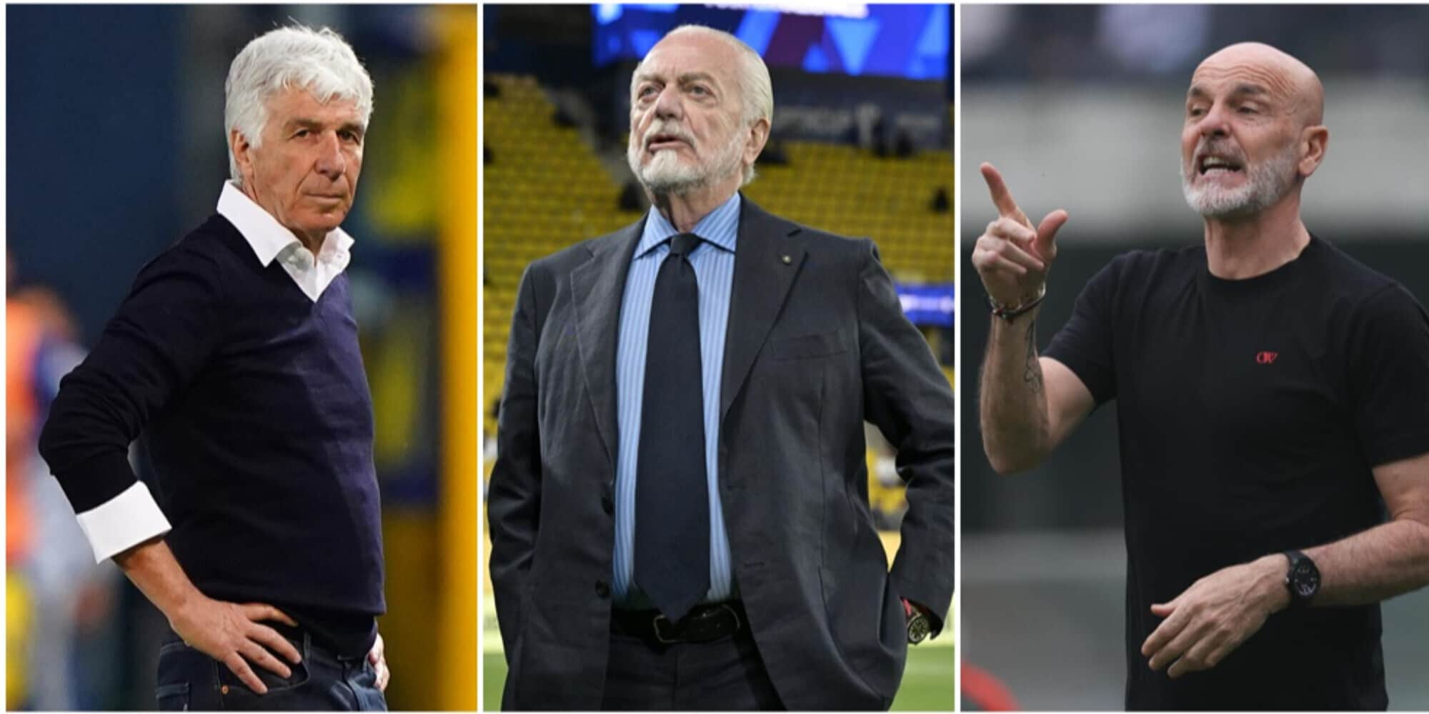 Corriere dello Sport – Napoli, da Gasperini a Pioli: De Laurentiis sceglie l’allenatore