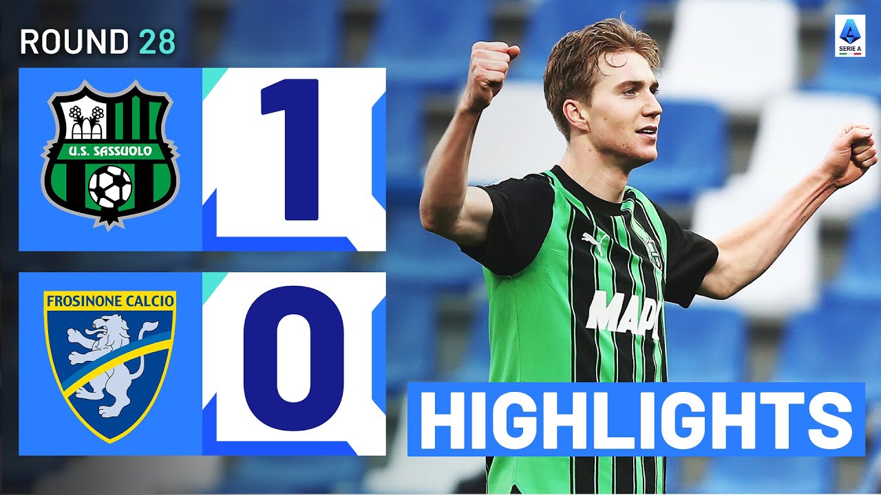 SASSUOLO-FROSINONE 1-0 |  IN EVIDENZA |  Thorstvedt assicura una vittoria schiacciante per il Sassuolo |  Serie A 2023/24