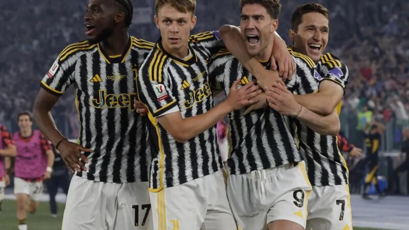 Serie A: Vlahovic regala la Coppa Italia alla Juventus e mette fine a tre anni di siccità senza titoli