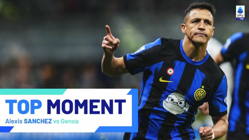 Alexis Sanchez brilla con gol e assist |  Momento principale |  Inter-Genoa |  Serie A 2023/24