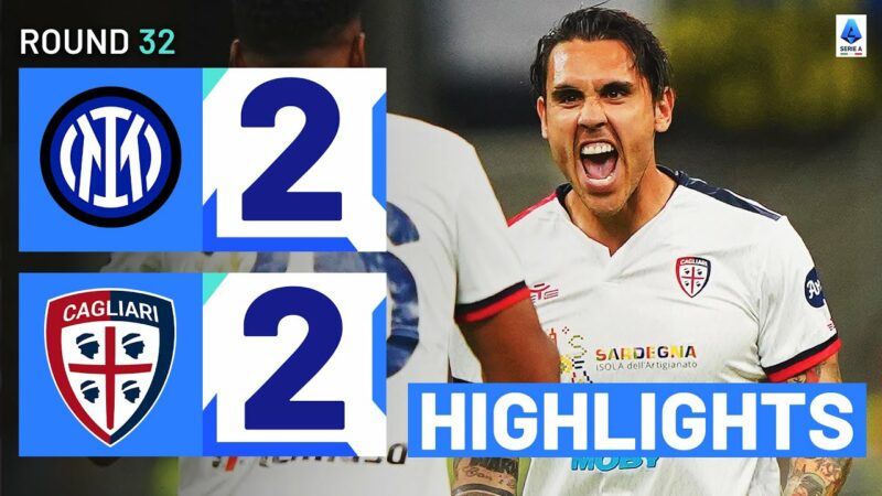 INTER-CAGLIARI 2-2 |  IN EVIDENZA |  Il Cagliari conquista il punto in un thriller con quattro gol |  Serie A 2023/24
