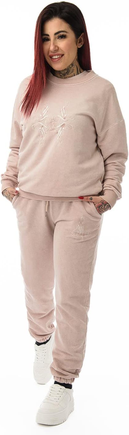 LAVENZO – Tuta Donna Completa, Felpa e Pantaloni 100% Cotone (Taglie Forti Disponibili) Abbigliamento Casual, Tute Comode, Completo Sportivo, Idea Regalo Ragazza – idea regalo inter