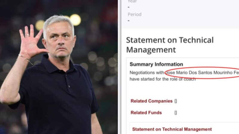 CdS – Mourinho, il Fenerbahce conferma: “Sarà lui l’allenatore”