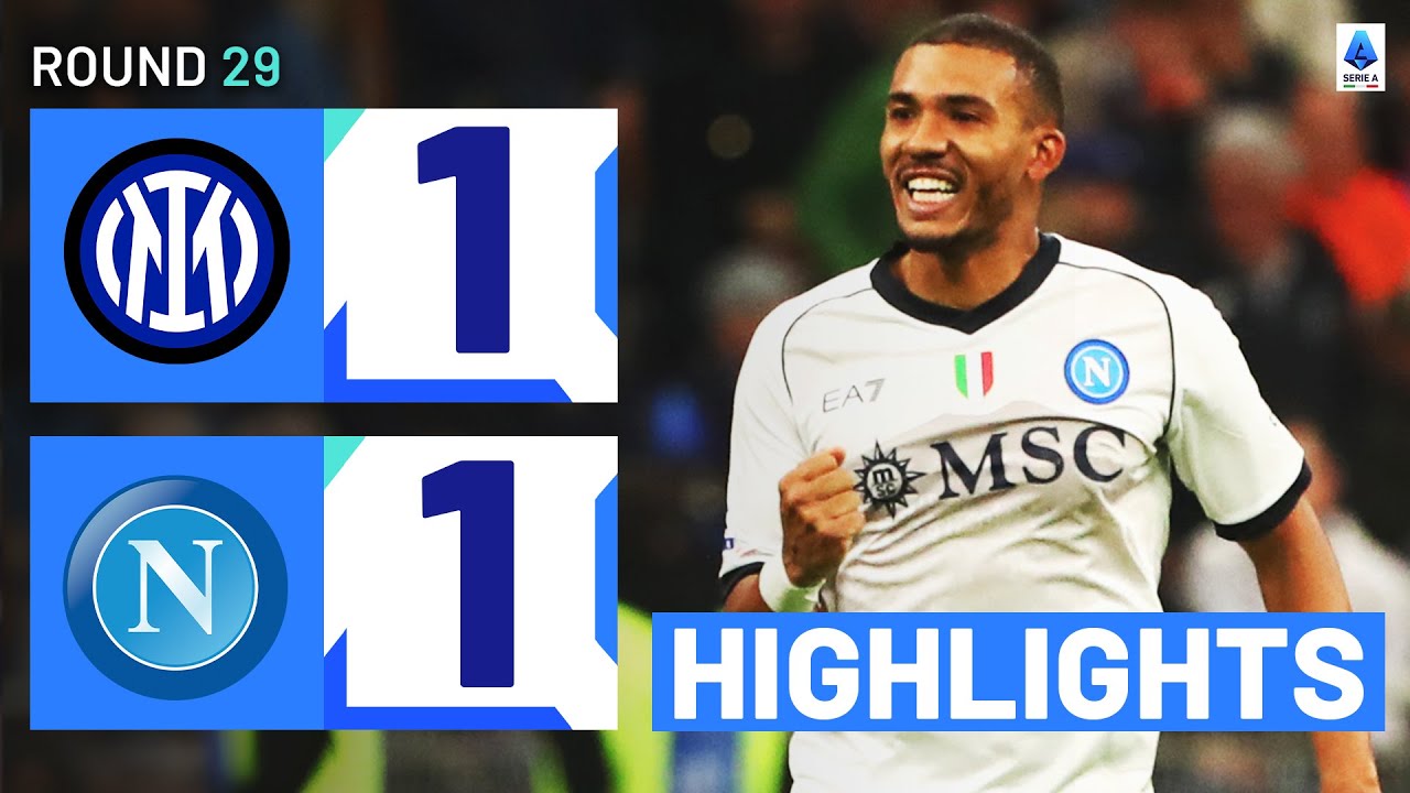 INTER-NAPOLI 1-1 | HIGHLIGHTS | Juan Jesus interrompe la serie vincente dell’Inter | Serie A 2023/24