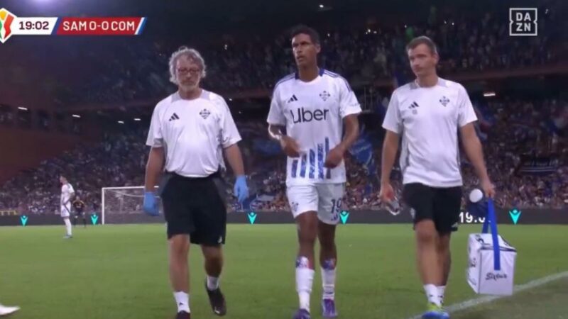 Serie A | Varane si infortuna a venti minuti dall’esordio con il Como!