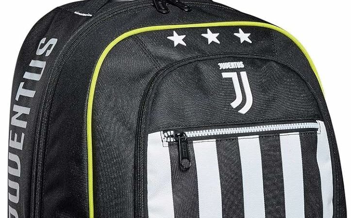 Seven Juventus Trolley Uomo 2B6002014 Nero Grande Doppio Scomparto con Gadget Watch – idea regalo juve