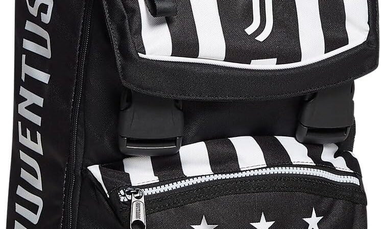 SEVEN Zaino, Zaino Unisex, Bambini e Ragazzi, Nero, Taglia unica – idea regalo juve