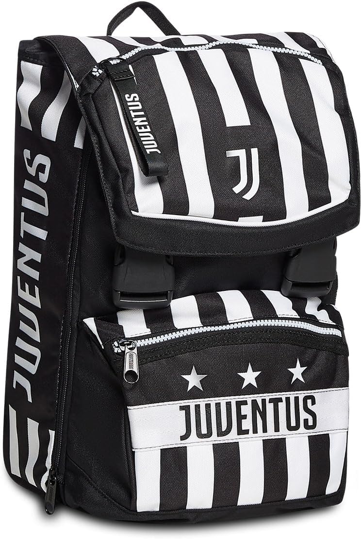 SEVEN Zaino, Zaino Unisex, Bambini e Ragazzi, Nero, Taglia unica – idea regalo juve