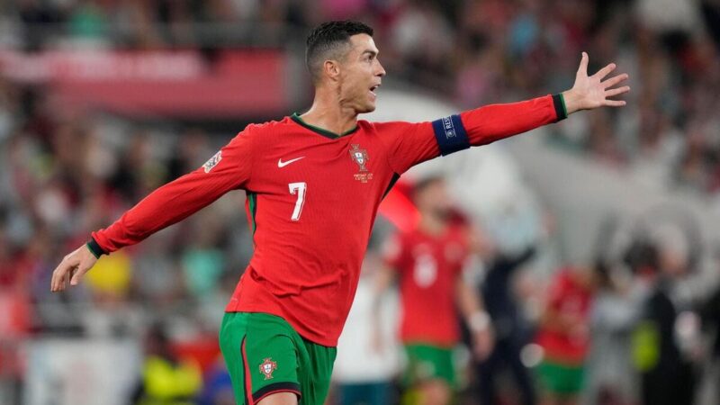 Ronaldo segna il gol decisivo per gli uomini di Martinez