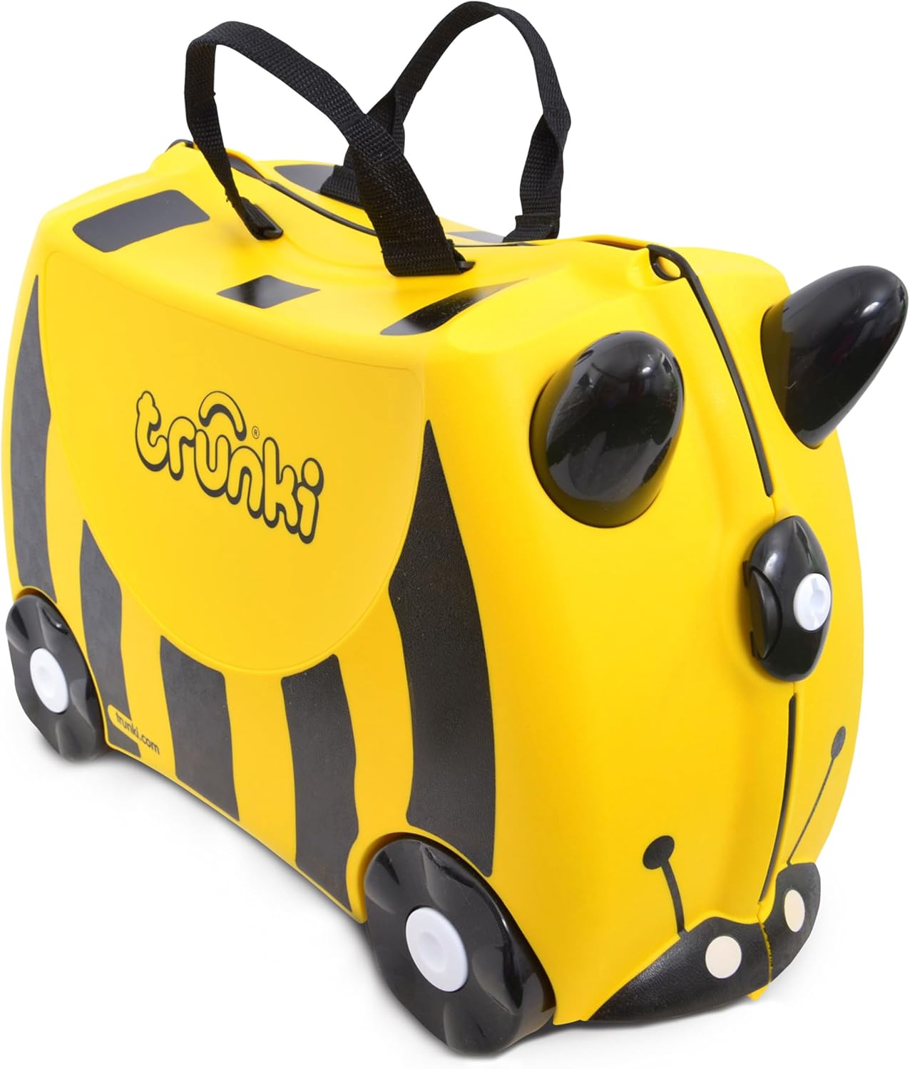 Trunki Valigia Cavalcabile per Bambini – Trolley Bambini Bagaglio a Mano – Valigia Cavalcabile Ape Bernard (Giallo) – idea regalo romanista