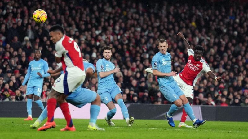 Arsenal – Nottingham Forest 3-0: i Gunners sperano di rimettere in carreggiata la sfida per il titolo