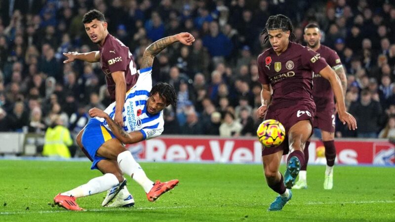 Brighton – Manchester City 2-1: i campioni cercano di porre fine alla serie di sconfitte