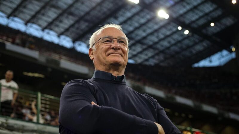 Claudio Ranieri confermato allenatore della Roma fino al termine della stagione