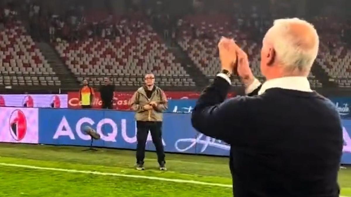 Claudio Ranieri, nuovo allenatore della Roma fino a fine stagione