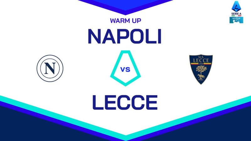 🔴 IN DIRETTA | Riscaldamento | NAPOLI-LECCE | Serie A Enilive 2024/25