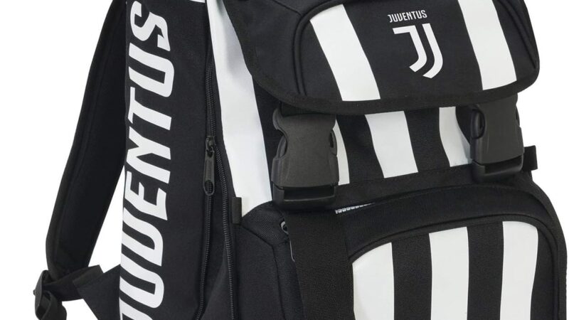 Juventus Zaino Estensibile Big Juventus Coaches, 28 Lt, Bianco/Nero, 41 cm – idea regalo juve