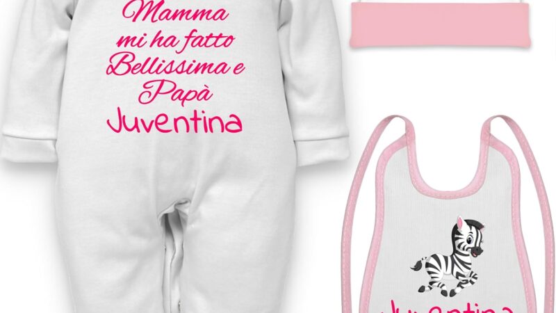 body neonato divertenti frase juventino – idea regalo juve