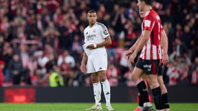 Mbappe sbaglia un rigore mentre il Real Madrid subisce una sconfitta shock nella Liga contro l’Athletic Club